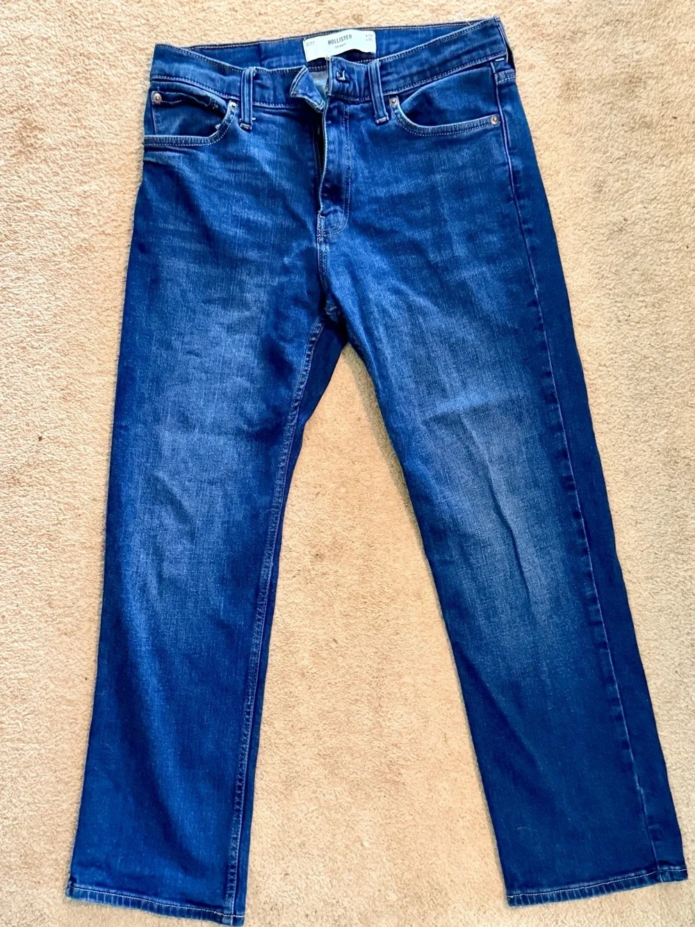Hollister Men's Medium Blue Straight Jeans